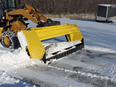 skid steer snow pusher youtube|used skid steer snow pushers.